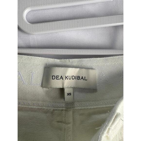 Dea Kudibal White Miadea Jeans Size XS Missing Button - Picture 5 of 6
